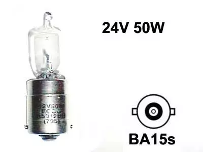 MINIHALOGEN 24V 50W BA15S - Yleisosat ja tarvikkeet - 69443 - 1
