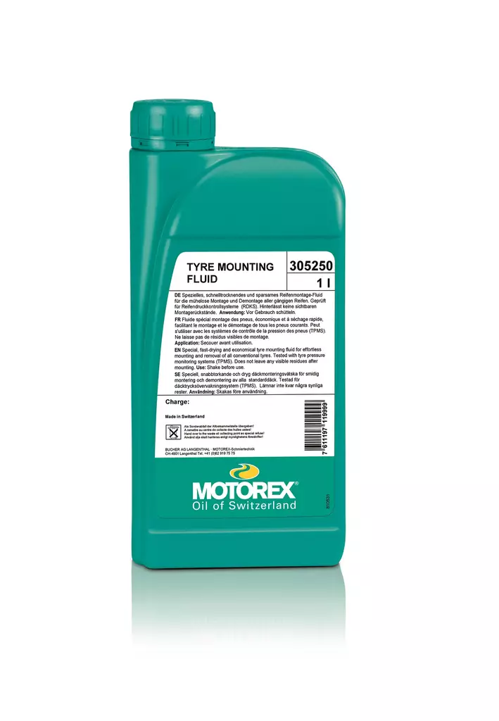 Motorex Tyre Mounting Fluid 1 ltr (12) - Moottoripyörän Rengasrasva - 110043 - 1
