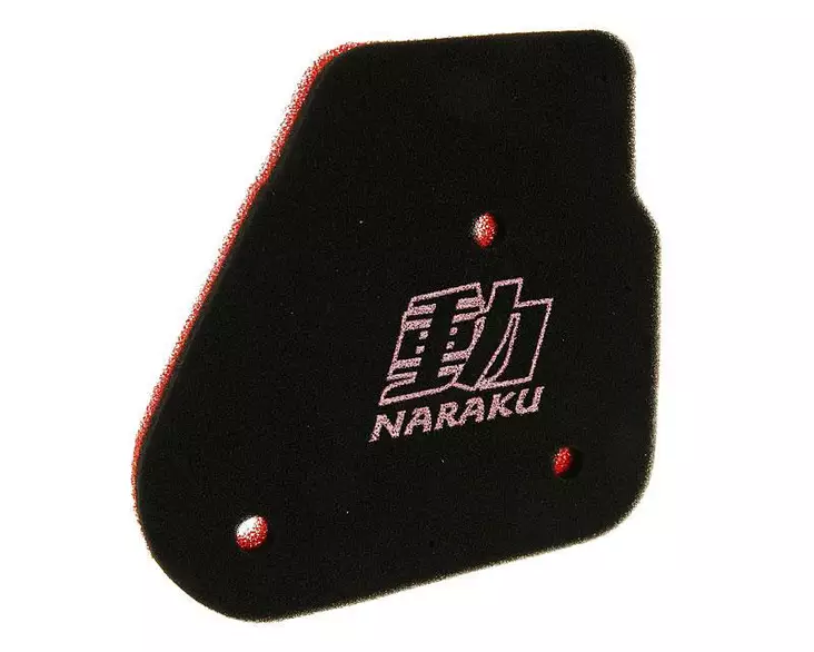 Naraku Ilmansuodatin, Double Layer, Minarelli Vaaka, Aprilia / MBK / Yamaha - Mopon & Skootterin Ilmansuodattimet - 98473 - 1