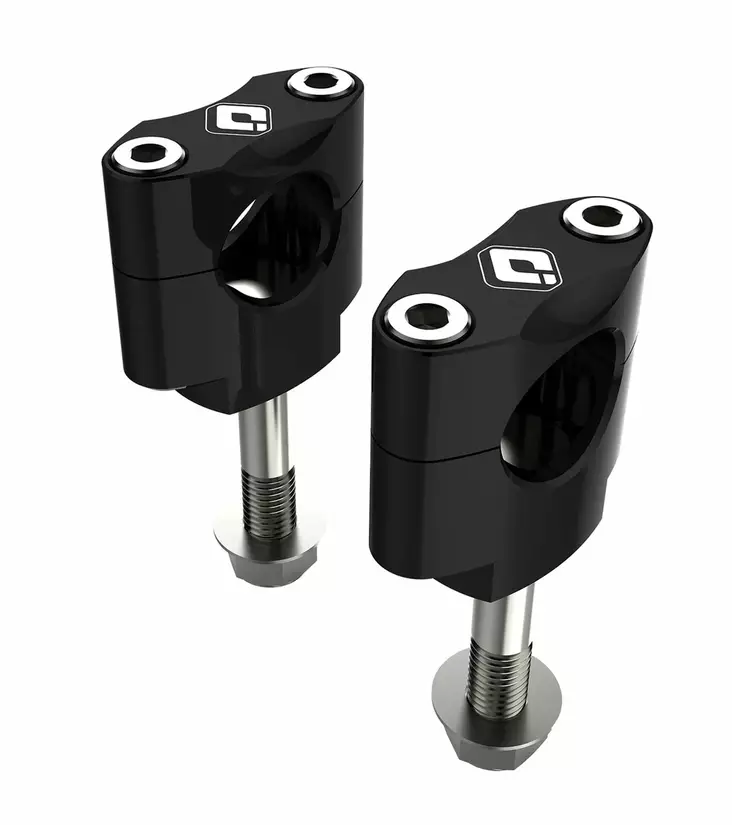 ODI MX BAR MOUNTS-OVERSIZED 1-1/8" (Drop-In Style) Shot Peened BLACK - Moottoripyörän Ohjaustangot - 69383 - 1