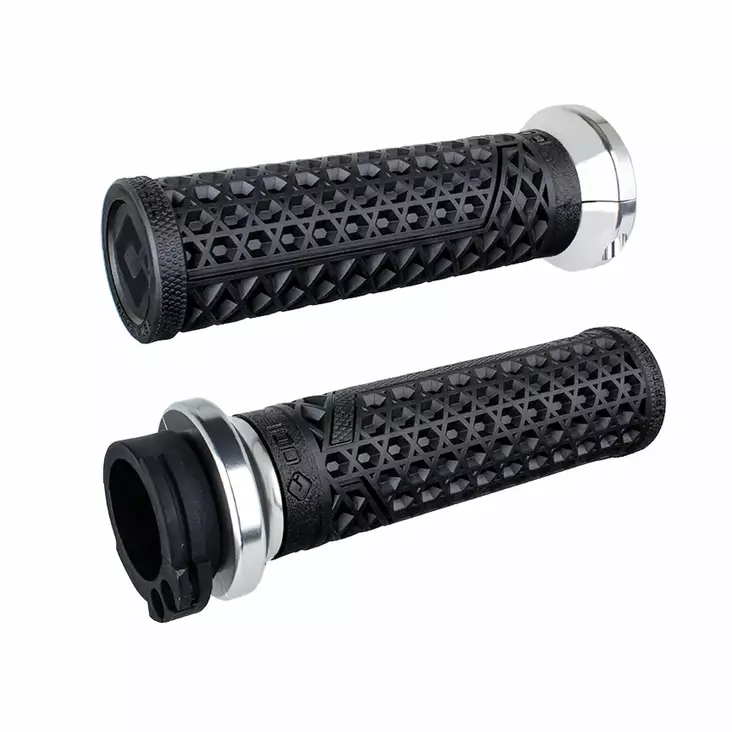 ODI Street Grips V-TWIN Lock-On VANS Signature-HD Cable BLACK/Silver - Moottoripyörän Ohjaus & hallinta - 80623 - 1