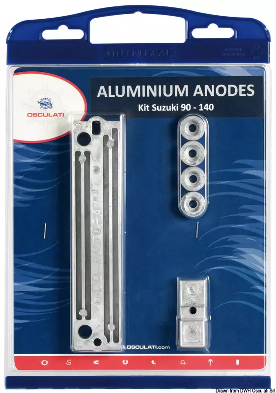 Osculati anodisarja (alu) Suzuki 90-140hv - Veneen Anodisarjat - 91003 - 1