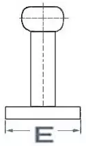 Osculati Nordik pollari RST 150mm - Vahat & kiillokkeet - 68583 - 1