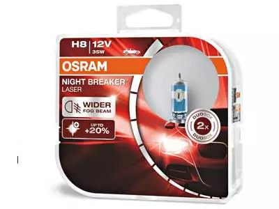 OSRAM NIGHT BREAKER LASER H8 12V 35W PGJ19-1 - Yleisosat ja tarvikkeet - 74373 - 1