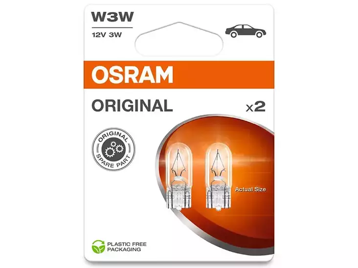 OSRAM ORIGINAL 12V W3W DOUBLE - Yleisosat ja tarvikkeet - 74063 - 1