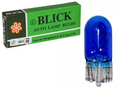 POLTTIMO BLICK 12V 5W T10 LASIKANTA SININEN - Yleisosat ja tarvikkeet - 69673 - 1
