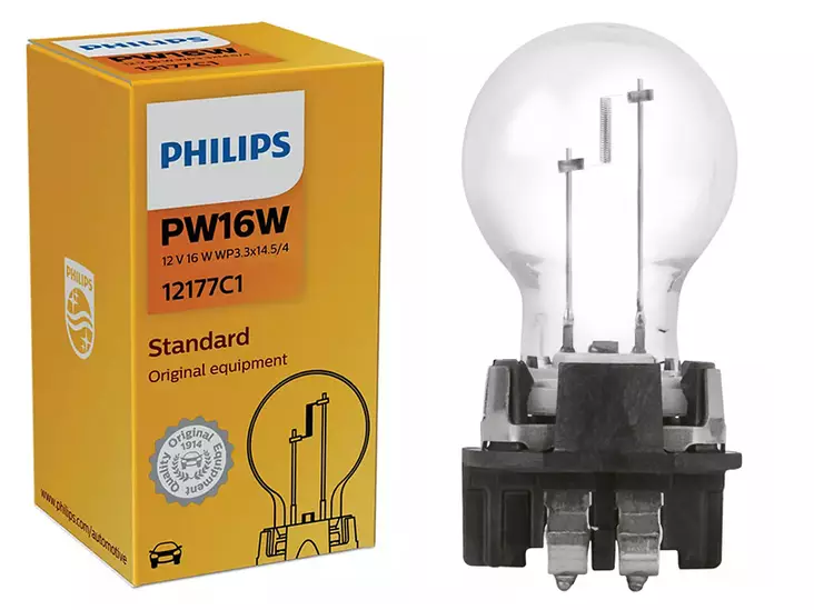 POLTTIMO PHILIPS 12V PW16W HTR - Yleisosat ja tarvikkeet - 73893 - 1