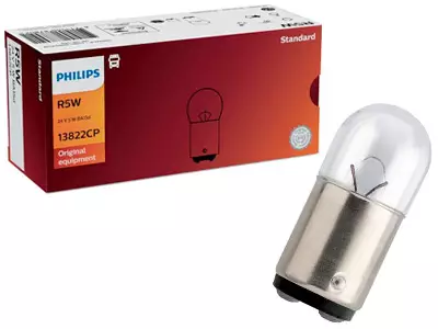 POLTTIMO PHILIPS R5W 24V BA15D - Yleisosat ja tarvikkeet - 74573 - 1