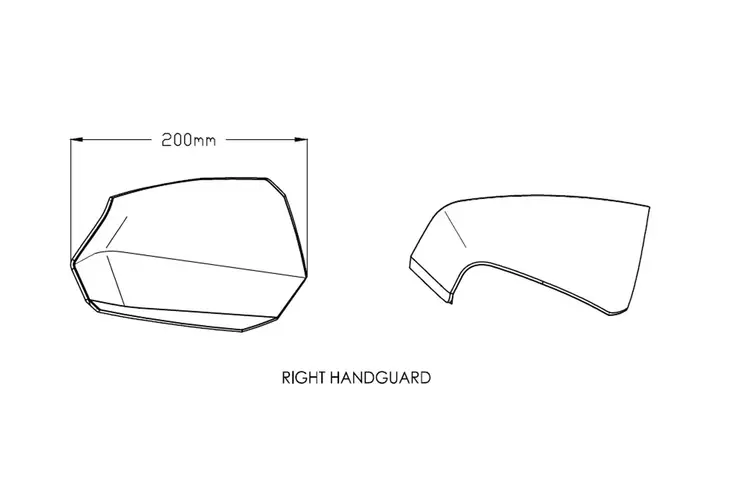 Puig Hand Guards Universal Maxiscooter C/Smoke - Moottoripyörän Ohjaustangot - 97393 - 1