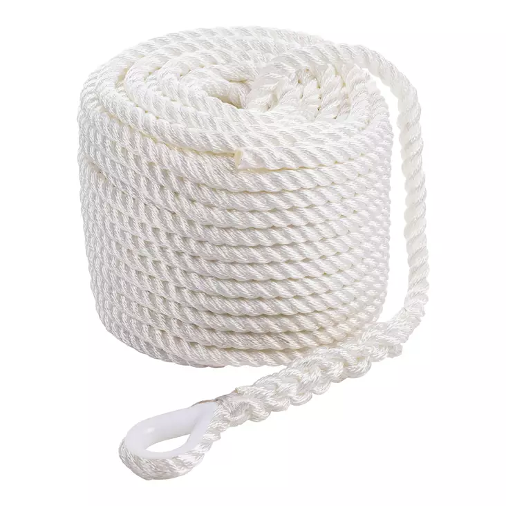 Qvarken Ankkuriköysi Classic koussilla 16mm 40m valkoinen - Veneen kiinnitys - 111693 - 1