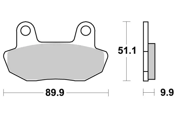 Sbs Jarrupalat Ceramic - Moottoripyörän Jarrupalat - 103653 - 1