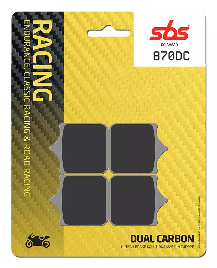 Sbs Jarrupalat Dual Carbon - Moottoripyörän Jarrupalat - 101893 - 1