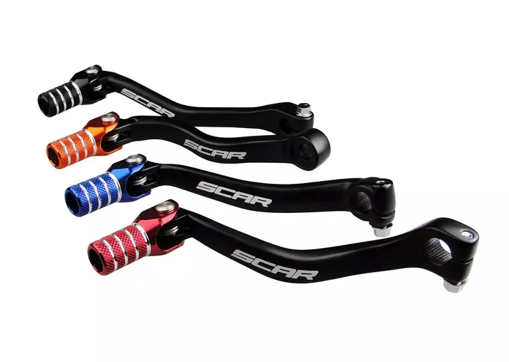Scar Gear Shift Lever - Ktm Orange tip - Moottoripyörän Polkimet - 90353 - 1