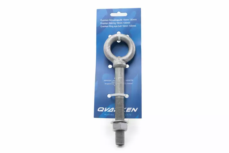Silmukkapultti 16x130mm - Veneen Laituritarvikkeet - 68123 - 1