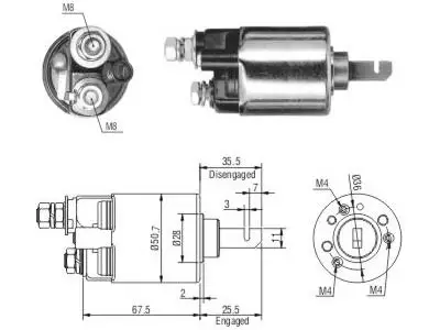SOLENOIDI MITSUBA / HONDA - Yleisosat ja tarvikkeet - 36863 - 1