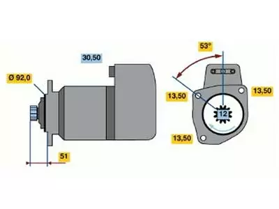 STARTTI VOLVO 0001417075 - Yleisosat ja tarvikkeet - 75803 - 1