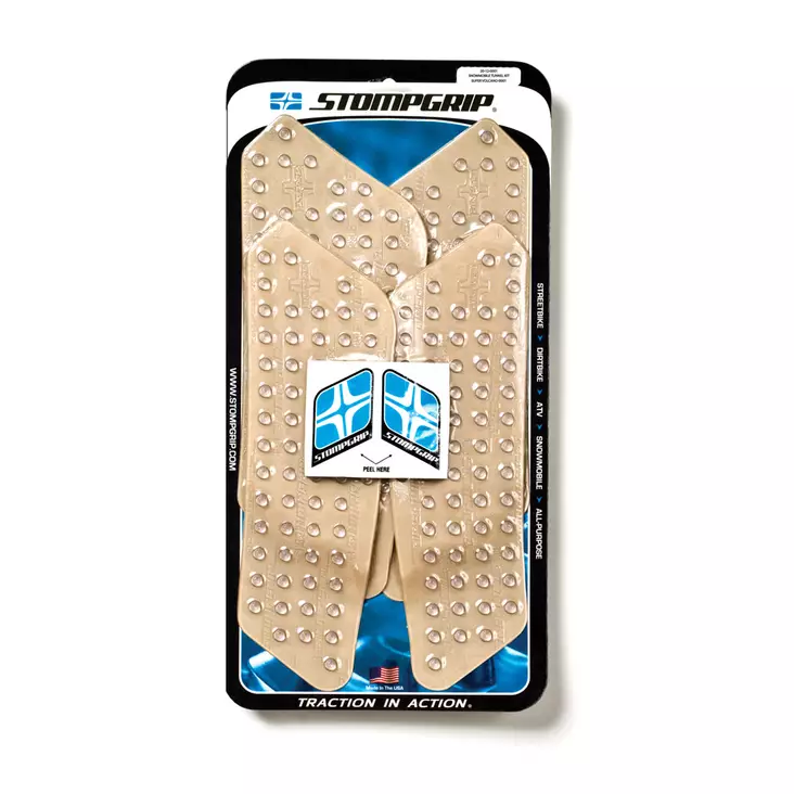 Stompgrip Snowmobile Tunnel Grip - Super Volcano : Clear - Moottorikelkan Lisävarusteet - 98603 - 1