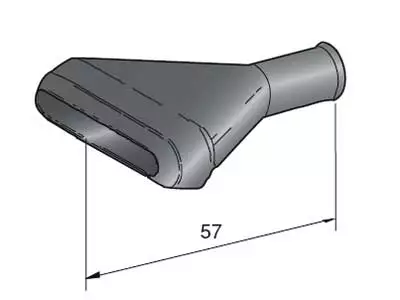 SUOJAKUMI SUORA 7-N. MODULILIITTIMEEN - Yleisosat ja tarvikkeet - 36493 - 1