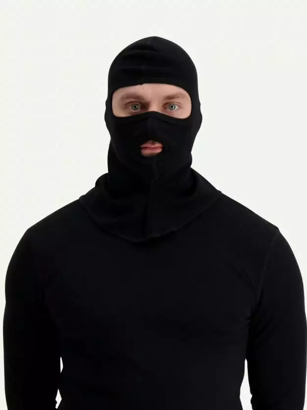 SVALA Merino Extreme Commandohuppu musta L 58-62 - ATV Balaclavat - 109053 - 1