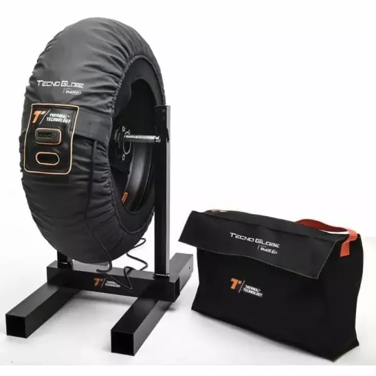 TG TYRE WARMER THERMAL RACE XL BLACK REAR ONLY - Moottoripyörän Renkaiden lämmittimet - 78073 - 1