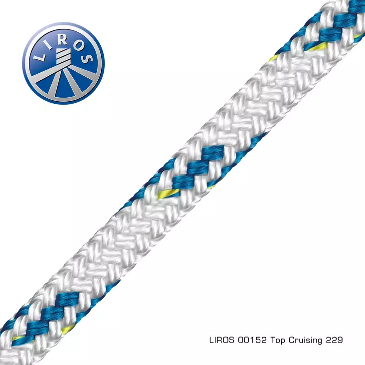 Top Cruising White-Blue 14mm x 150m - Veneen kiinnitys - 87333 - 1