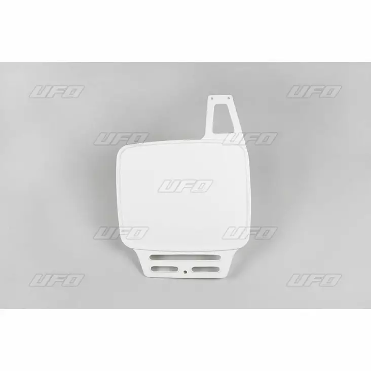 UFO Etunumerokilpi veteran MX/Enduro 79-89 Valkoinen - Moottoripyörän Rekisterikilvet - 83413 - 1