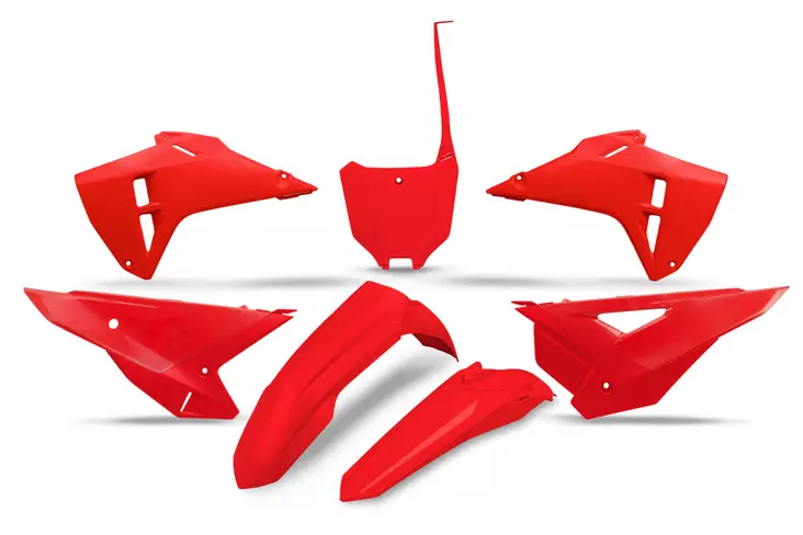 UFO Plastic kit 5-parts Red CRF250R 25-.. CRF450R 25-.. - Moottoripyörän Muovisarjat - 79583 - 1