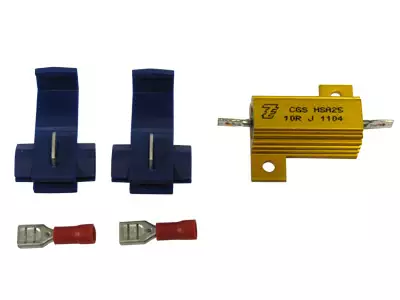 VASTUS 25W 10 OHM 5-10W POLTTIMOIDEN RINNALLE - Yleisosat ja tarvikkeet - 50883 - 1