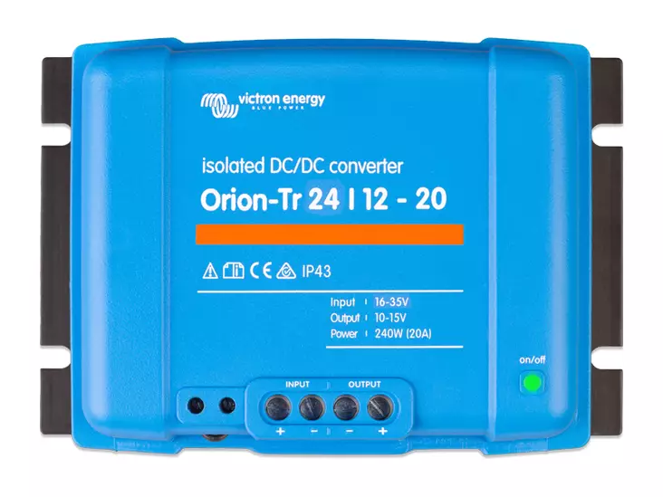 VICTRON ORION-TR ERIST. KONVERTTERI 24/12-20A (240W) DC-DC - Yleisosat ja tarvikkeet - 49723 - 1