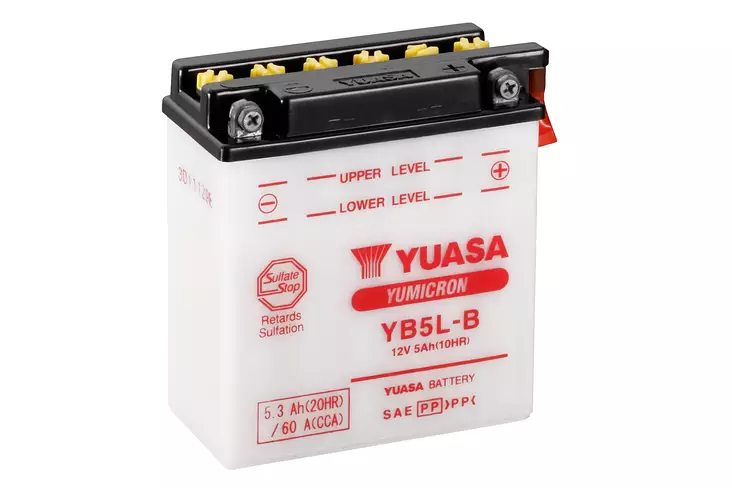 Yuasa akku, YB5L-B (cp) Happopatruuna mukana (6) - Yleisosat - Akut - 107773 - 1