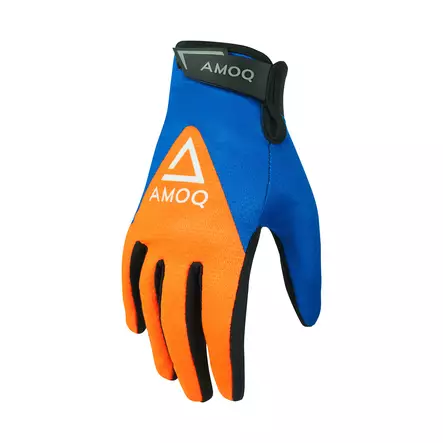 AMOQ Ascent V2 Ajohanskat Sininen-Oranssi XL/11 - ATV Hanskat - 87443 - 1