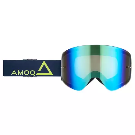 AMOQ Vision Magnetic Crossilasit Navy-Gold - Gold Mirror - ATV Ajolasit - 73963 - 1