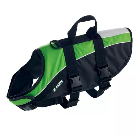 Baltic Mascot koiran kelluntaliivi vihreä/musta XL 40+kg - Kelluntaliivit - 114203 - 1
