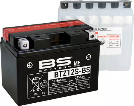 BS Battery BTZ12S-BS MF (cp) Maintenance Free - Yleisosat - Akut - 108113 - 1