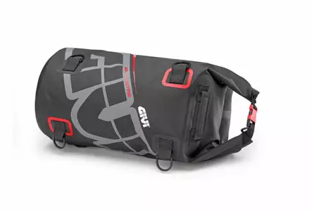 Givi EA114GR Vedenpitävä laukku 30lt musta/harmaa/punainen - Moottoripyörän Pehmeät laukut - 113353 - 1