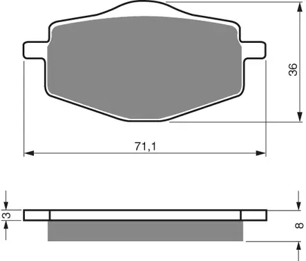 GOLDFREN Jarrupalat 018 Ceramic Carbon S3 - Moottoripyörän Jarrupalat - 88693 - 1
