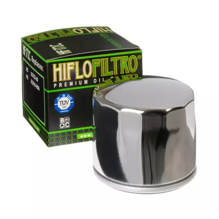 HiFlo öljynsuodatin HF172C Kromi - Moottoripyörän Öljynsuodattimet - 106203 - 1