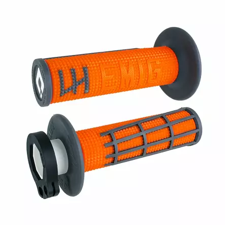 ODI EMIG 2.0 - V2 LOCK-ON Grip ORANGE/Graphite - Moottoripyörän Ohjaus & hallinta - 80533 - 1