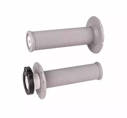 ODI No-Waffle MX V2 Lock-On Grip Grey Soft - Moottoripyörän Ohjaus & hallinta - 81003 - 1