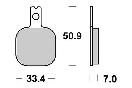 Sbs Jarrupalat Ceramic - Moottoripyörän Jarrupalat - 103613 - 1