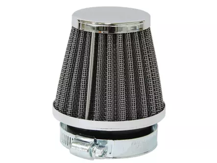 Tec-X Ilmansuodatin, Kiinitys Ø 46mm, (Ø 75 - 51mm x p. 68mm) - Moottorikelkan Kaasuttimet - 98903 - 1