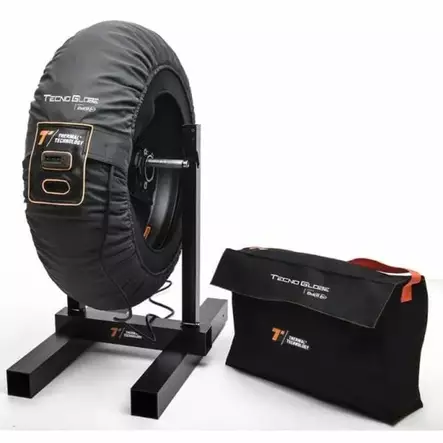 TG TYRE WARMER THERMAL RACE XL BLACK PAIR - Moottoripyörän Renkaiden lämmittimet - 78973 - 1