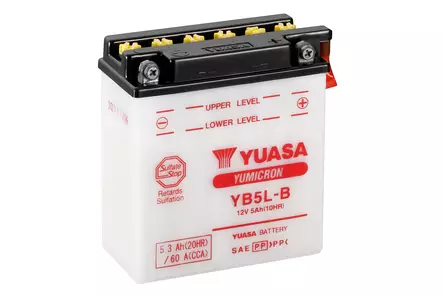 Yuasa akku, YB5L-B (cp) Happopatruuna mukana (6) - Yleisosat - Akut - 107773 - 1