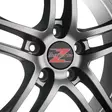 Barzetta RR8 Titanium 7.5x17 Jako: 5x112 ET: 35 vanne - Auton Vanteet - 3213 - 3