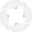 GOLDFREN jarrulevy taka YZ80/85 93- YZ65 18- - Moottoripyörän Jarrulevyt - 89063 - 1
