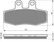 GOLDFREN Jarrupalat 010 Ceramic carbon AD - Moottoripyörän Jarrupalat - 87363 - 1