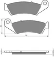 GOLDFREN Jarrupalat 041 Ceramic Carbon S3 - Moottoripyörän Jarrupalat - 88873 - 1
