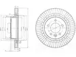 JARRULEVY DELPHI, 1 KPL / PKT, ETU, LAND ROVER DISCOVERY - Yleisosat ja tarvikkeet - 15733 - 1
