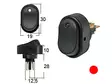 KEINUKYT.OVAL 0-1 LED PUN 12V - Yleisosat ja tarvikkeet - 53403 - 1