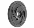 Kimpex Telapyörä Musta Polaris 162mm, 6004 - Moottorikelkan Telastonpyörät - 77443 - 1